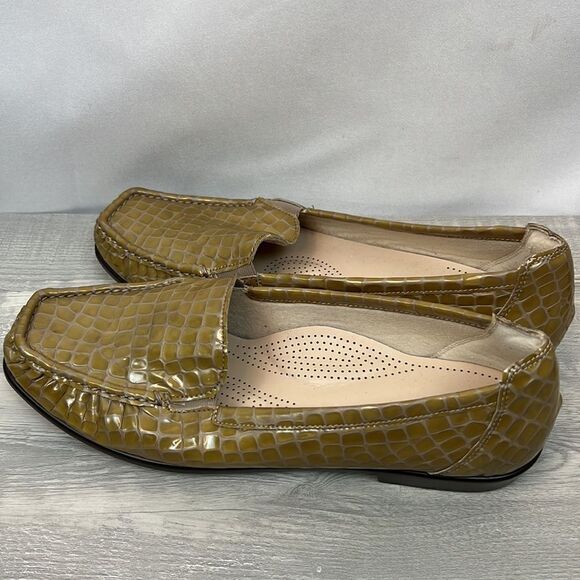 SAS simplify Everyday loafer tan Croc Embossed. 11M - Picture 3 of 10
